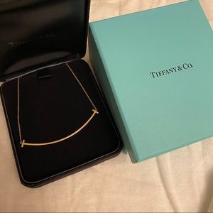 Tiffany Large T Smile Necklace